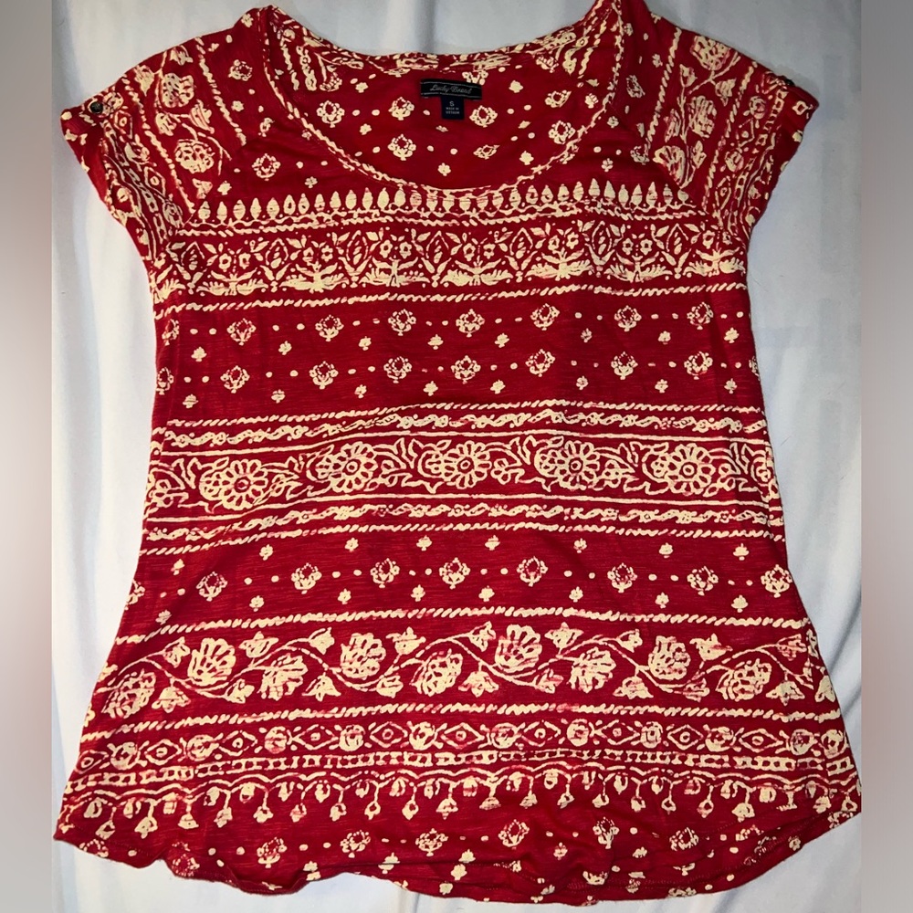 Lucky Brand Tribal Print Shirt